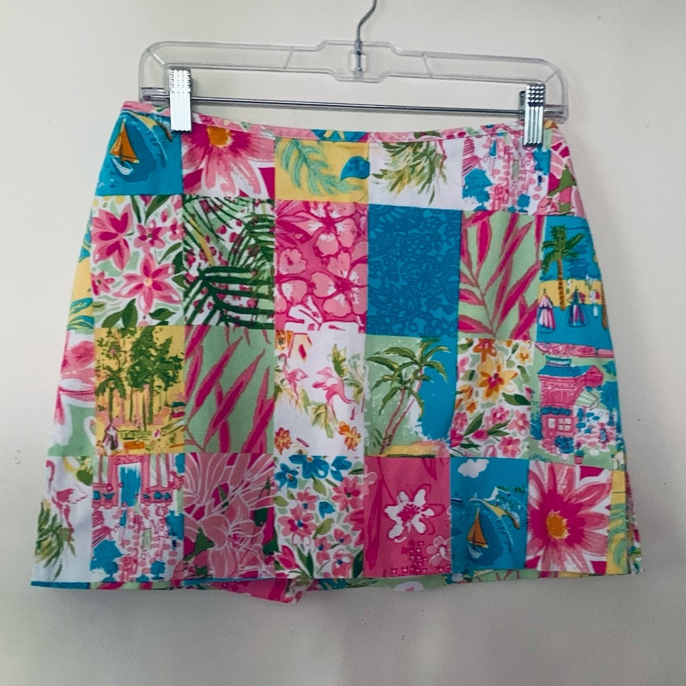 Eric Spencer Colorful Cotton Skort Sz 8